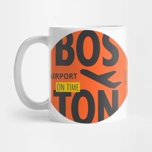 Boston BOS airport Mug